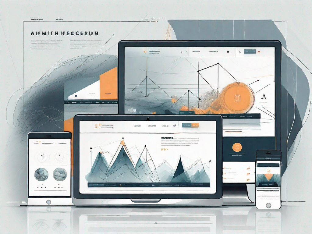 company website design with different web pages