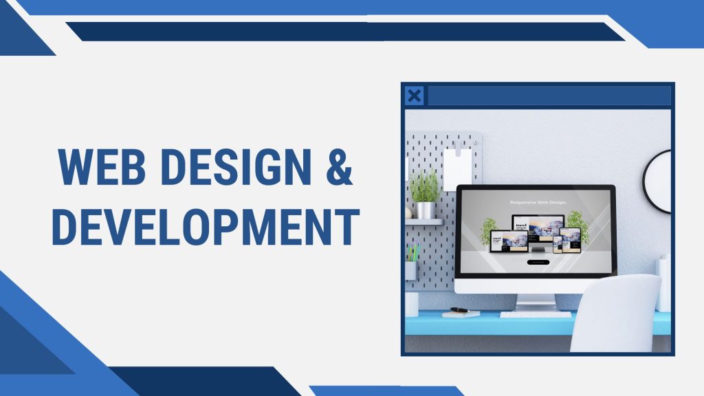 website on a computer - company website design