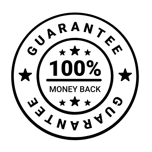 100% money-back guarantee